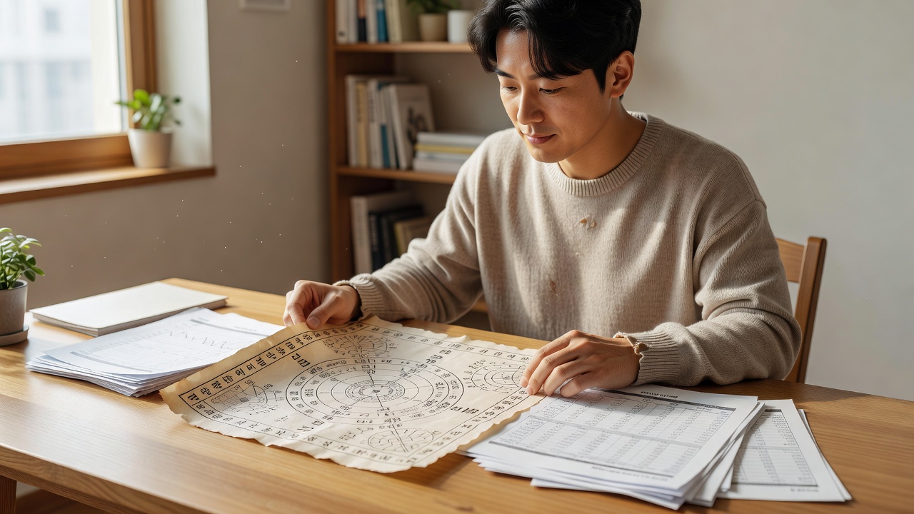 재물운 좋은 사주 유형을 한눈에 정리한 목차 이미지