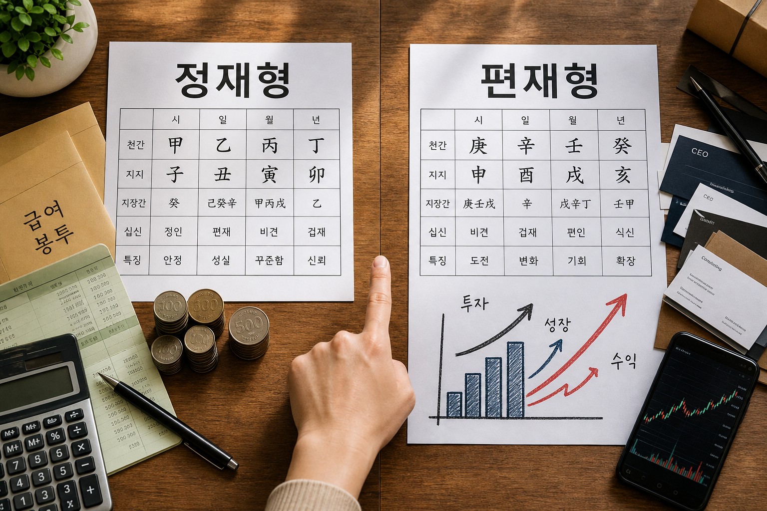재물운 좋은 사주 유형과 관리 방법 비교