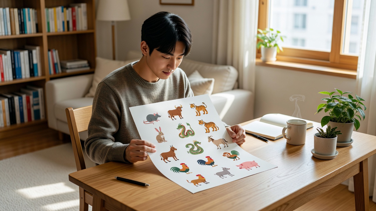 오늘의 띠별 운세 확인 목차 안내