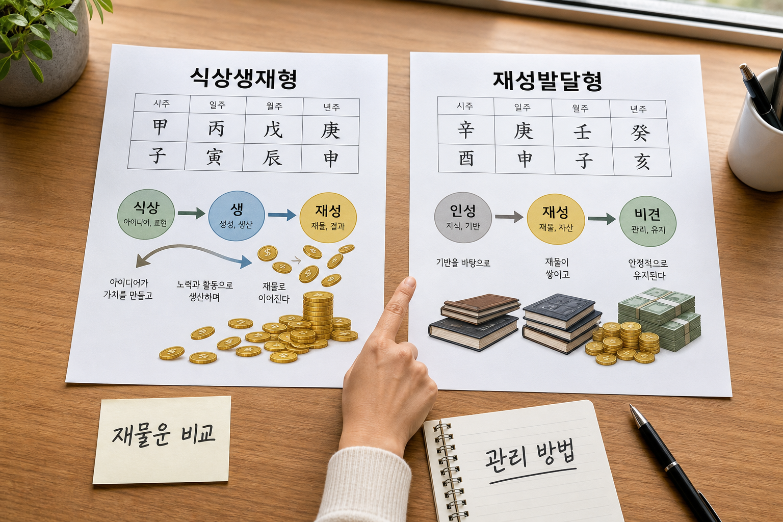 재물운 좋은 사주 유형과 관리 방법 비교 분석